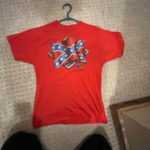 Men's Red Graphic Short Sleeve Tee